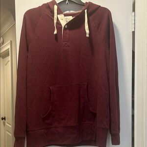 Normal Brand Men's M Burgundy cotton Hoodie